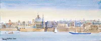 Valletta Skyline, 2011 by Lucy Willis